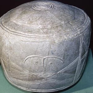 The Folkton Drums, found in East Yorkshire, England, Late Neolithic period, 2600-2000 BC