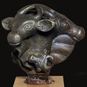 Head of a bronze sceptre