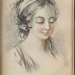 Head of a Girl, c1746. Artist: Francois Boucher