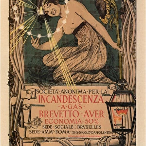 Incandescenza company, 1895. Artist: Mataloni, Giovanni (1869-1944)