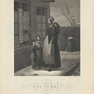 J ai Perdu!, 1824. Artist: Roehn, Adolphe (1780-1867)