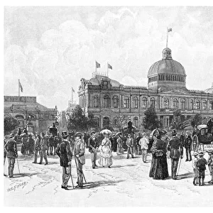 The Jubilee Exhibition, 1886. Artist: WC Fitler
