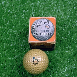 Kro-Flite golf ball, 1922. Artist: Spalding