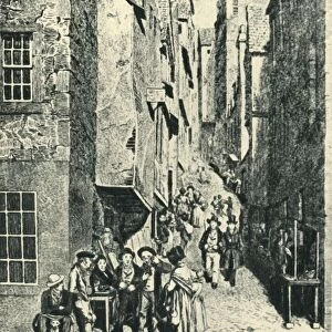 Libberton Wynd from the Cowgate, early 19th century, (1946). Creator: Walter Geikie