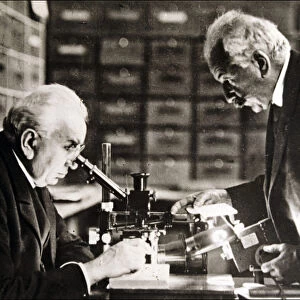 Louis and Auguste Lumiere (1864-1948 and 1862-1954), French chemists and biologists