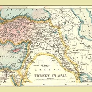 Map of Turkey in Asia, 1902. Creator: Unknown