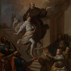 A Miracle of Saint Joseph of Cupertino (1603-1663), 1750. Creator: Placido Costanzi