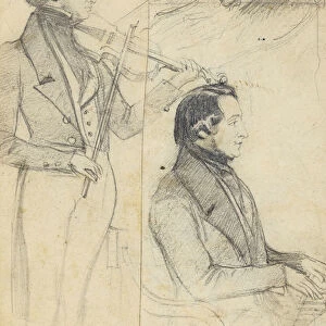 Niccolo Paganini (1782-1840). Artist: Anonymous