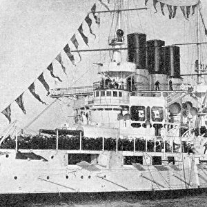 Russian battleship Retvisan, Russo-Japanese War, 1904-5