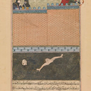 Siege of Baghdad, Folio from a Dispersed copy of the Zafarnama... 839 A.H. / A.D