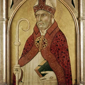 St Augustine of Hippo, early 14th century. Artist: Lippo Memmi