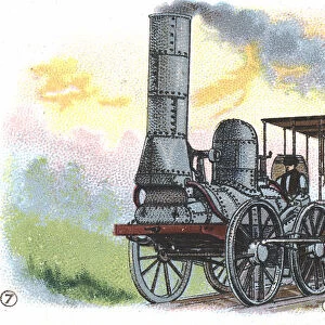 Stourbridge Lion, steam locomotive, c1830 (1900)