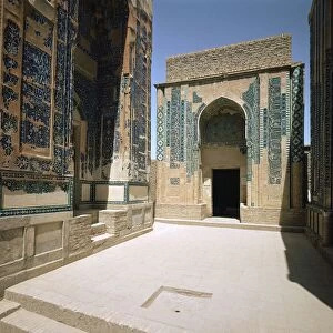 Tomb in the Shah-I Zindeh mausoleum complex, 14th century