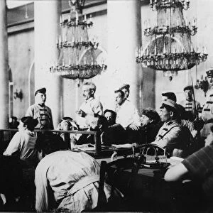 Trial of leaders of the Socialist-Revolutionary Party, Moscow, Russia, August 1922