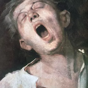Yawning Apprentice, 1868-1869. Artist: Mihaly Munkacsy