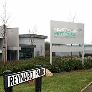 Mercedes GP Factory Sign
