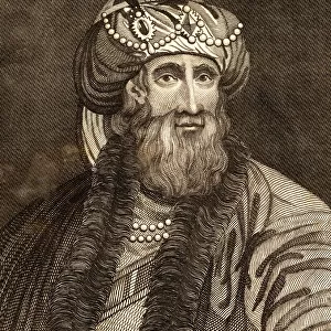 Flavius Josephus, (Ad37-Or-38-C101) Original Name, Joseph Ben Mathias. Jewish Historian. 19Th Century Print Engraved On Steel By R. Lunn, Edinburgh