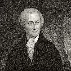 George Read 1733 To 1798 American Statesman And Founding Father A Signatory Of Declaration Of Independence 19Th Century Engraving By J. B. Longacre From A Painting By Pine