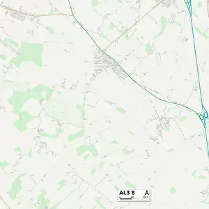 St Albans AL3 8 Map