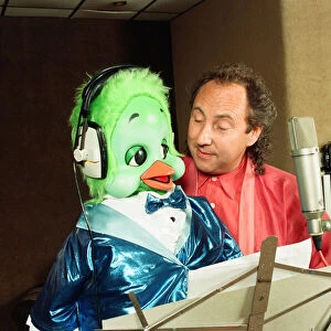 Keith Harris and Orville recording the Roy Castle record. 31st August 1994