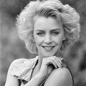 Leslie Ash, actor, pictured in 1987. Leslie is best known for her roles in C