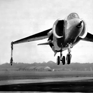 The prototype Hawker Siddeley P. 1127 / Kestrel vertical and short take off aircraft
