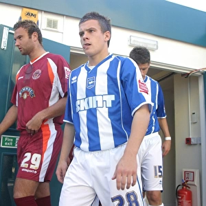 Dean Cox leaves the dressing room against Blackpool