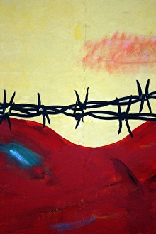 Blue Prints: Abstract - barbed wire