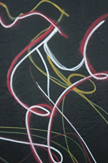 Paint Prints: Abstract - curved lines