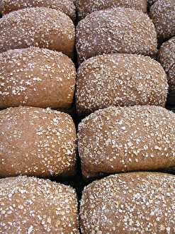 Bread Prints: Brown bread rolls