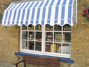Somerset Prints: Butchers shop, Castle Cary, Somerset