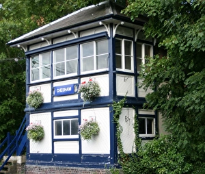 Chesham signal box, Chesham, Buckinghamshire, UK