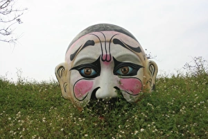 Chinese opera mask, Chiayi, Taiwan