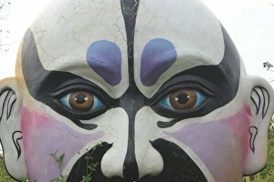 Chinese opera mask, Chiayi, Taiwan