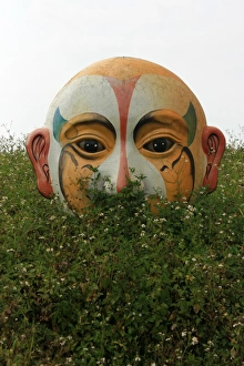 Chinese opera mask, Chiayi, Taiwan