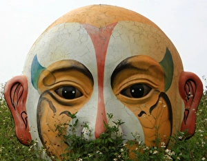 Chinese opera mask, Chiayi, Taiwan