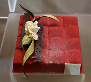 Chocolate cake at the Taipei Bakery Show 2014