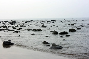 Asia Prints: Coast near Tamshui Fishermans Wharf, Taiwan