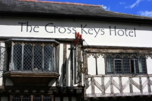 Europe Prints: The Cross Keys Hotel, Saffron Walden, Essex, UK