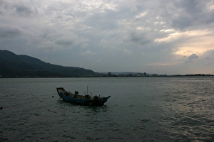 Danshui, Taipei County, Taiwan - view towards Bali Danshui, Taipei County, Taiwan - view towards Bali