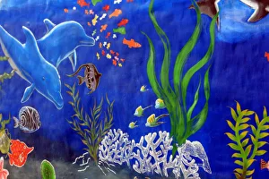 Dolphins and fish