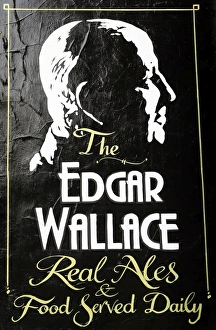 The Edgar Wallace Inn sign London