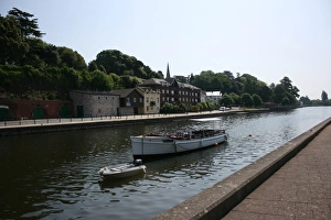 Boat Prints: Exeter canal, Devon, UK