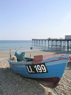 Boat Prints: Fishing boat at Bognor Regis, Sussex