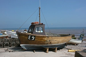 Fishing boat, Sidmouth, Devon, UK