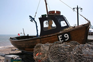 Fishing boat, Sidmouth, Devon, UK