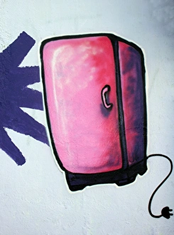 Blue Prints: Fridge graffiti