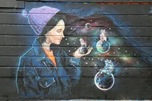Girl with animals