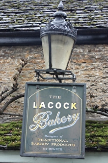 Shop Prints: The Lacock Bakery, Lacock, Wiltshire