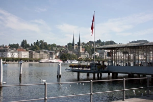 Boat Prints: Lake Lucerne, Vierwaldstattersee, Lucerne, Switzerland